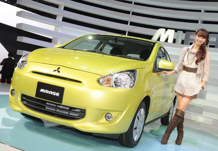 Το Mitsubishi Mirage είναι ένα entry-level μικρό όχημα με χαμηλή κατανάλωση.